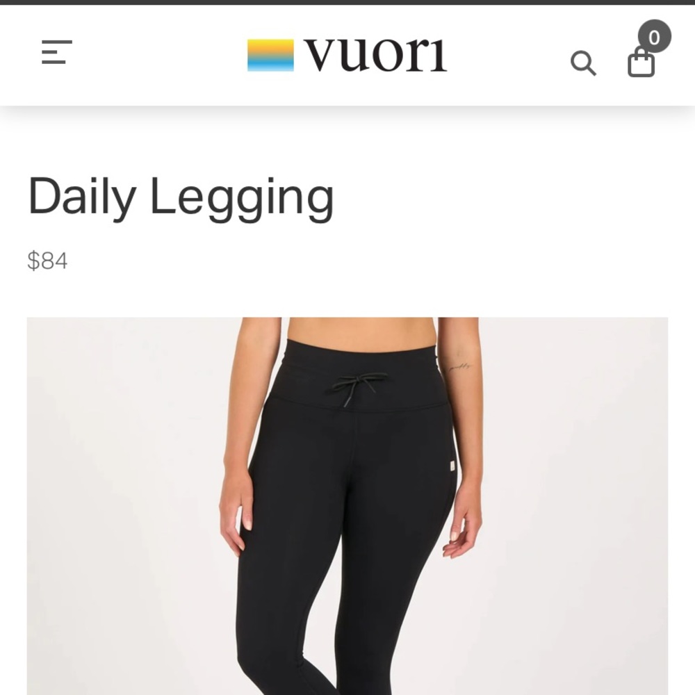 NWOT Vuori daily legging